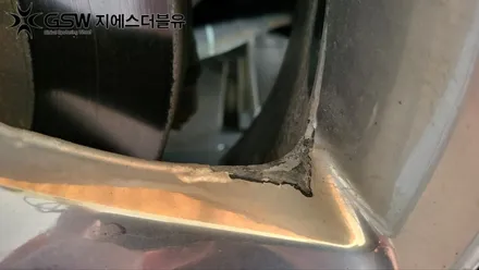 [순천휠도색] 카니발 19인치 휠 도장면 떨어짐으로 인한 화이트 크롬 도색 후기 / 광주 서구 매월동