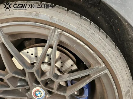 광주 BMW 휠도색 M4 20인치휠 블랙유광 작업 후기 / 광주 서구 매월동