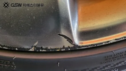 김제 휠수리 제네시스 G80 20인치휠 반광 스크래치 작업 후기 / 광주 서구 매월동