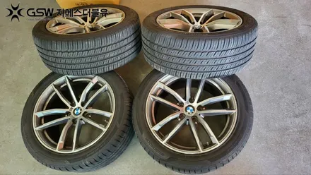 광주 휠복원 BMW 520D 18인치휠 상처로 인한 다이아컷팅 휠복원 작업 후기 / 광주 서구 매월동