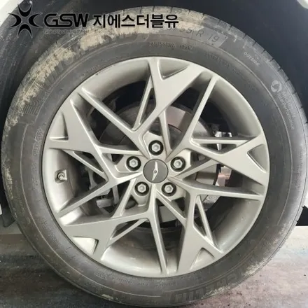 수원 제네시스 휠복원 GV70 19인치휠 실버 스크래치 작업 후기 / 광주 서구 매월동