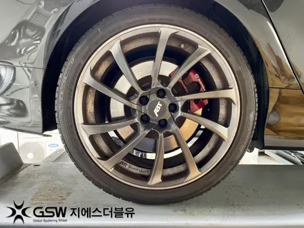 강남 아우디 S7 20인치휠 반광 스크래치 휠복원 작업 후기 / 광주 서구 매월동