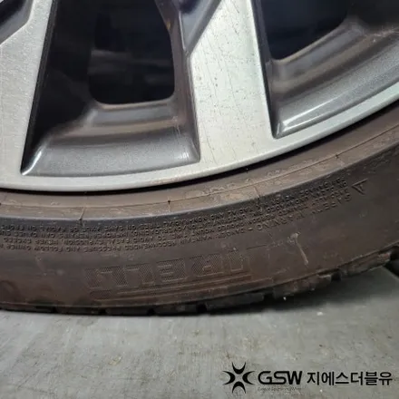 광주 싼타페 MX5 휠복원 21인치 다이아컷팅 스크래치 신차 복원 후기 / 광주 서구 매월동