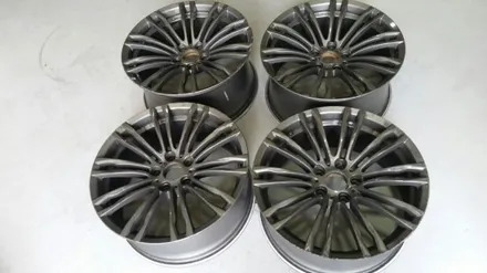 수입차 휠 수리 잘하는  GSW BMW520 블랙크롬 유리막코팅 / 광주 서구 매월동