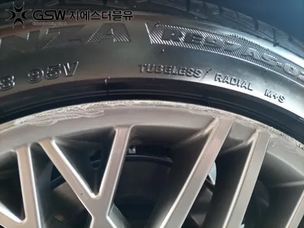 파주 중고휠 제네시스 G70 18인치휠 스크래치 인한 복원 장착 작업 후기 / 광주 서구 매월동