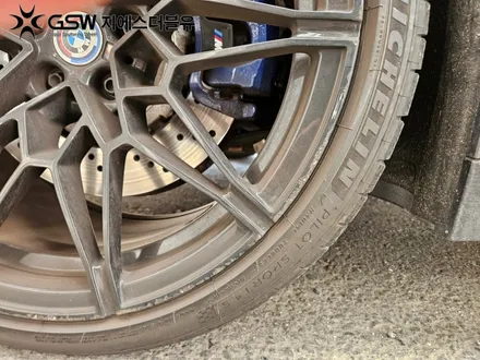 광주 BMW 휠도색 M4 20인치휠 블랙유광 작업 후기 / 광주 서구 매월동