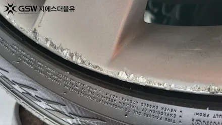 청주 휠복원 폭스바겐 CC 18인치휠 실버 스크래치 휠복원 작업 후기 / 광주 서구 매월동