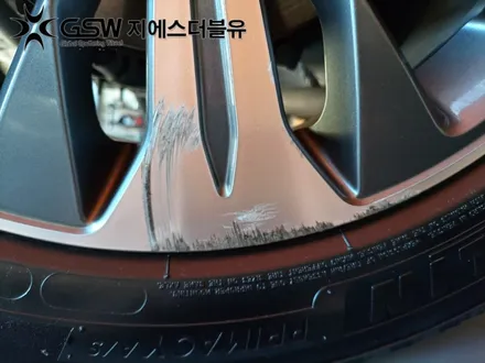 경기도 광주 기아 K8 18인치휠 다이아컷팅 휠복원 작업 후기 / 광주 서구 매월동