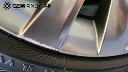 렉서스 ES300H 18인치휠 반광 스크래치 용인중고차휠복원 작업 후기 / 광주 서구 매월동