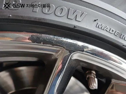 BMW 520D 18인치휠 블랙크롬 일산 휠도색 / 광주 서구 매월동