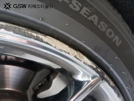 대구 휠도색 BMW 520D 18인치휠 블랙크롬 작업 후기 / 광주 서구 매월동