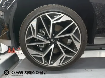 현대 아이오닉6 전기차 20인치휠 다이아컷팅 판교 휠복원 / 광주 서구 매월동