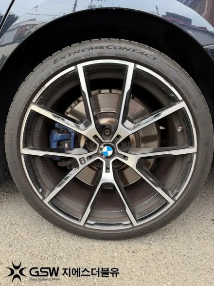 일산 BMW 840I 20인치휠 다이아컷팅 휠복원 작업 후기 / 광주 서구 매월동