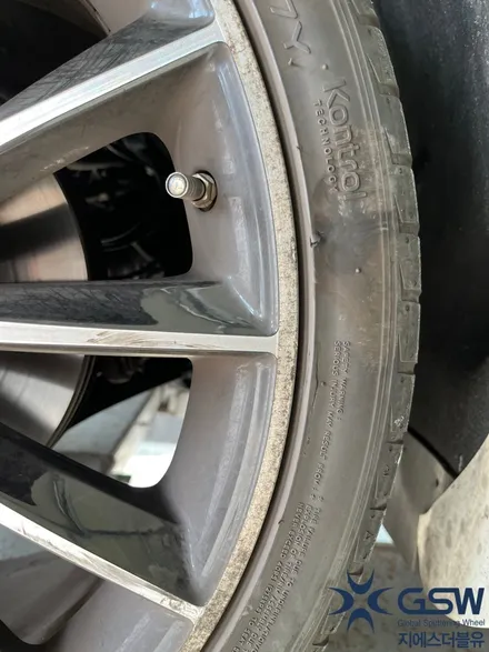 벤츠 CLS400d 20인치 휠 상처로인한 다이아커팅 휠복원 후기 / 광주 서구 매월동