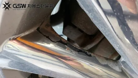 [순천휠도색] 카니발 19인치 휠 도장면 떨어짐으로 인한 화이트 크롬 도색 후기 / 광주 서구 매월동