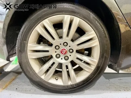 [향남휠복원] 재규어 XF 18인치 휠 상처로 인한 휠복원 작업 후기 / 광주 서구 매월동