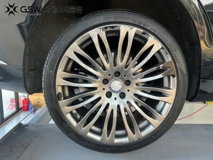 벤츠 S500 20인치휠 스크래치 광주 휠복원 잘하는 업체! 지에스 더블유! / 광주 서구 매월동