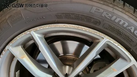 광주 휠복원 BMW 520D 18인치휠 상처로 인한 다이아컷팅 휠복원 작업 후기 / 광주 서구 매월동