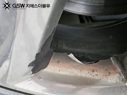 나주 카니발 19인치휠 화이트 크롬 휠도색 작업 후기 / 광주 서구 매월동