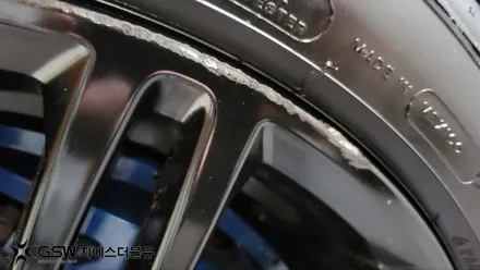 강남 휠도색 BMW 540I 19인치 블랙유광 작업 후기 / 광주 서구 매월동