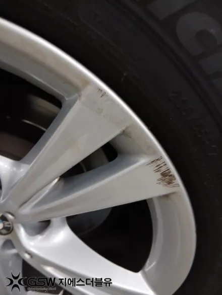 부산 BMW 2시리즈 17인치 휠복원 후기 실버 휠 스크래치 복원으로 새 휠처럼 / 광주 서구 매월동