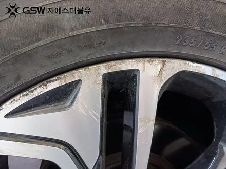익산 싼타페 TM 19인치휠 상처로 인한 다이아컷팅 휠복원 작업 후기 / 광주 서구 매월동