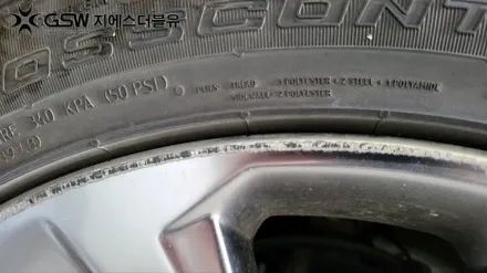 광주 휠수리 쏘렌토 MQ4 20인치휠 긁힘으로 인한 복원 작업 후기 / 광주 서구 매월동