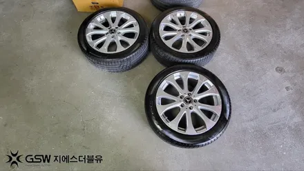 벤츠 휠복원 E300 18인치휠 실버 스크래치 남양주 휠복원 / 광주 서구 매월동
