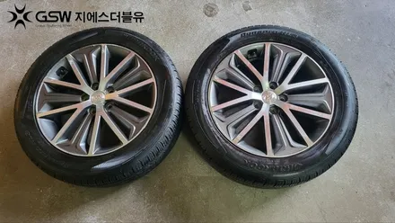 권선구휠복원 올뉴 투싼 18인치휠 다이아컷팅 작업 후기 / 광주 서구 매월동