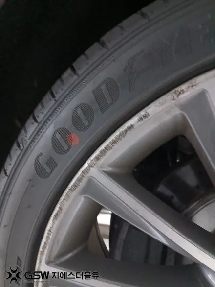 [부산 벤츠 휠복원 전문] S350D 20인치 마차 컷팅 휠복원 후기 / 광주 서구 매월동