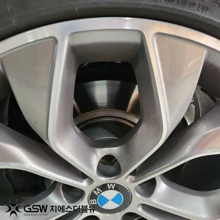 BMW X4 휠도색 후기 광주 19인치 블랙 유광 도색 사례 / 광주 서구 매월동