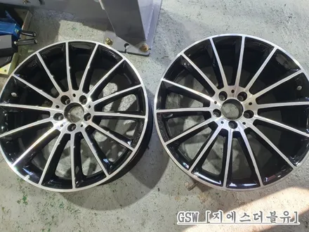 [지에스더블유] 벤츠 CLS450 순정 20인치 휠 휠복원 및 다이아컷팅휠수리 / 광주 서구 매월동