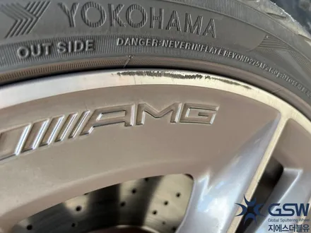 [GSW]벤츠 AMG E53 20인치 다이아커팅 휠복원 휠수리 / 광주 서구 매월동
