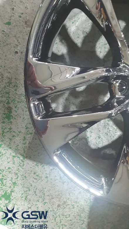 현대 그랜져HG 19인치 휠복원 블랙 크롬 휠도색 작업후기 지에스더블유전주점 / 광주 서구 매월동
