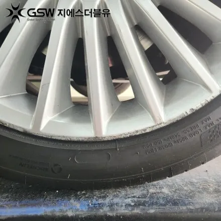 하남 휠복원 벤츠 S350D 19인치휠 실버 스크래치 작업 후기 / 광주 서구 매월동