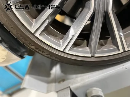 BMW 730LD 20인치휠 다이아컷팅 부산 휠복원 / 광주 서구 매월동