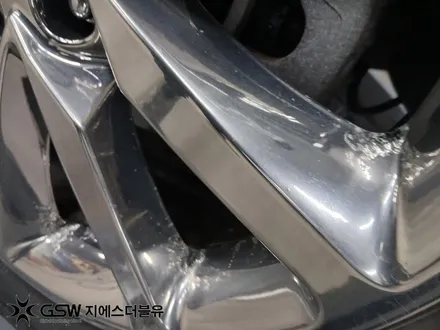 부산 쏘렌토 휠도색 19인치 화이트 크롬 작업 후기 / 광주 서구 매월동