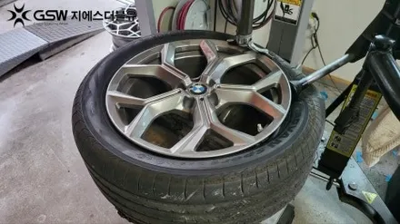 안양휠복원 BMW X4 19인치휠 반광 스크래치 작업 후기 / 광주 서구 매월동