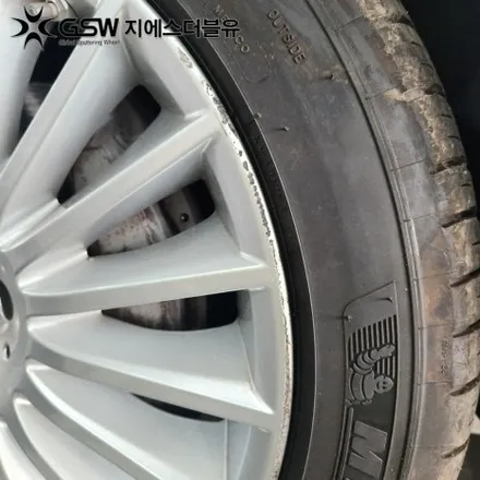 하남 휠복원 벤츠 S350D 19인치휠 실버 스크래치 작업 후기 / 광주 서구 매월동