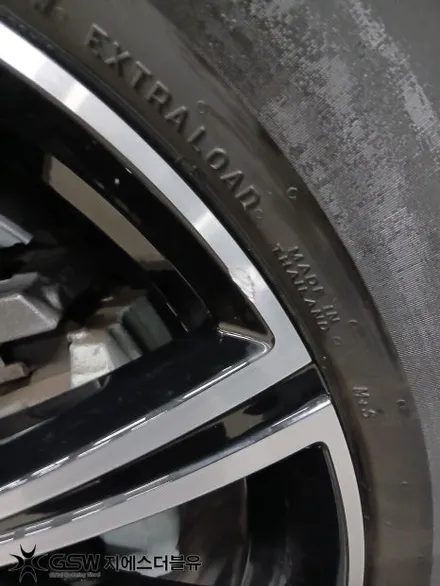 부산 볼보 XC60 19인치 다이아컷팅 휠복원 GSW 부산점 작업 후기 / 광주 서구 매월동
