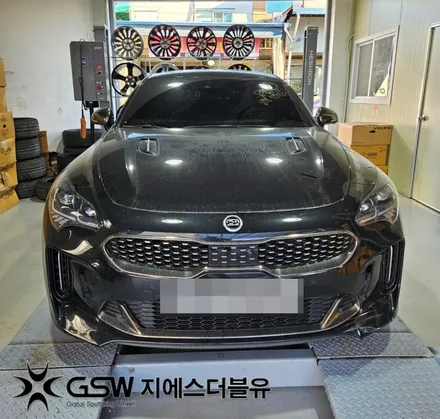 청주 휠 긁힘 걱정 끝! 새 휠처럼 돌아온 스팅어 휠복원 작업 / 대전 유성구 복용동