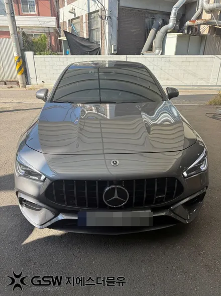 수원 벤츠 A45 AMG 19인치 무광 블랙 컷팅 휠복원 | 굴절·용접까지 완벽 복원 / 대전 유성구 복용동