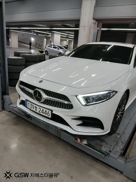 부산 벤츠 CLS450 휠수리 20인치 림 전체 스크래치 복원 / 대전 유성구 복용동