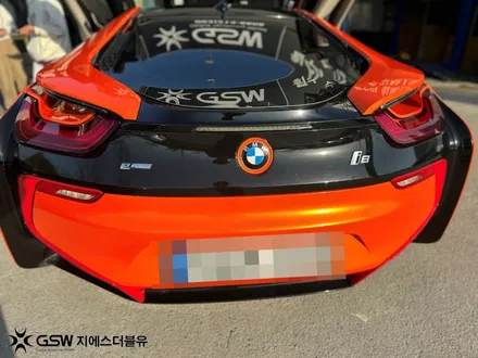 전주 BMW i8 휠도색 20인치 컷팅휠에서 블랙 반무광으로 분위기 대반전! / 대전 유성구 복용동