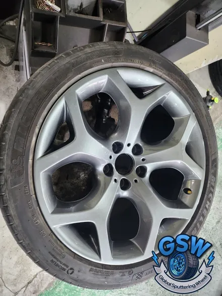 대전휠수리 BMW X6 19인치 휠 복원 작업 스퍼터링 휠 복원 잘 하는곳 추천 / 대전 유성구 복용동