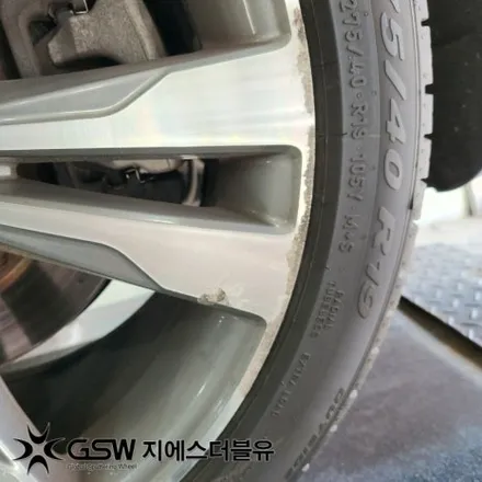 벤츠 휠복원 S500 19인치휠 다이아컷팅 청주 휠복원 / 대전 유성구 복용동