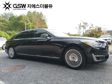 제네시스 휠도색 EQ900 화이트 크롬 수원 휠도색 / 대전 유성구 복용동