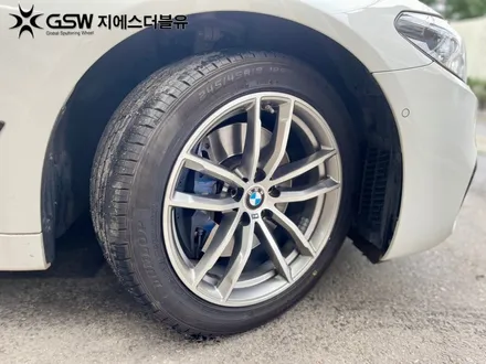 BMW 530I 18인치휠 다이아몬드 컷팅 수원 휠복원 새 휠로 만들기 / 대전 유성구 복용동