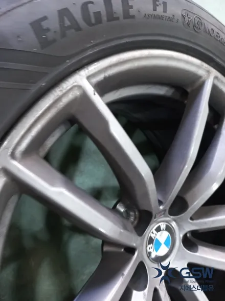 BMW5시리즈 G30 18인치 블랙크롬 휠도색 작업 / 대전 유성구 복용동