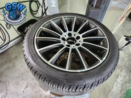 대전 벤츠 C200D 18인치 다이아몬드 컷팅 휠분체도장 작업 후기 / 대전 유성구 복용동